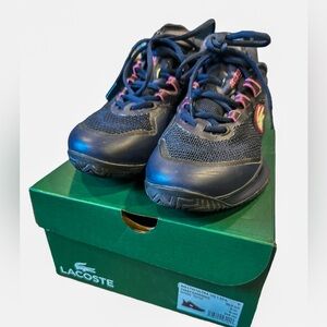 Lacoste Womans AG-LT Ultra Navy/Pink Women's Shoes Size 8